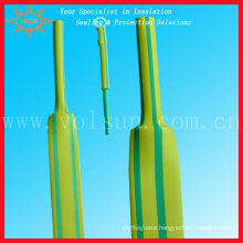 Polyolefin Green and Yellow Heat Shrink Tubing Thin Wall